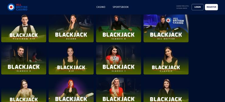 All British Casino Blackjack