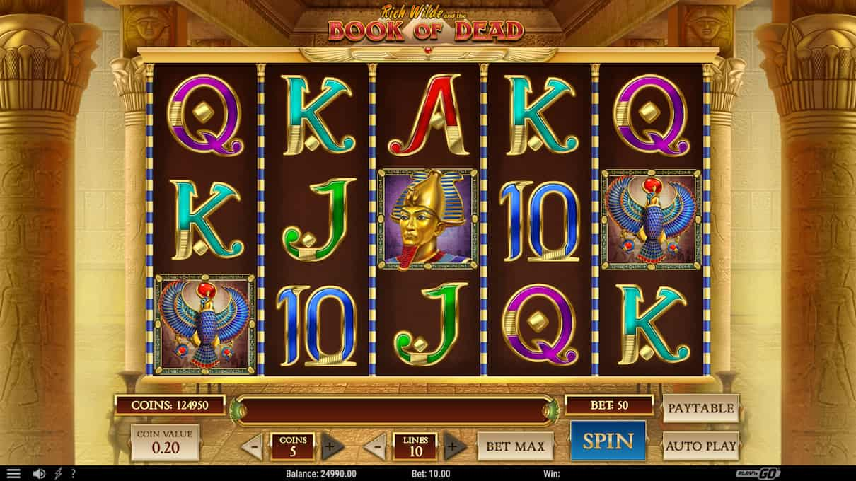 Book of dead real money slot