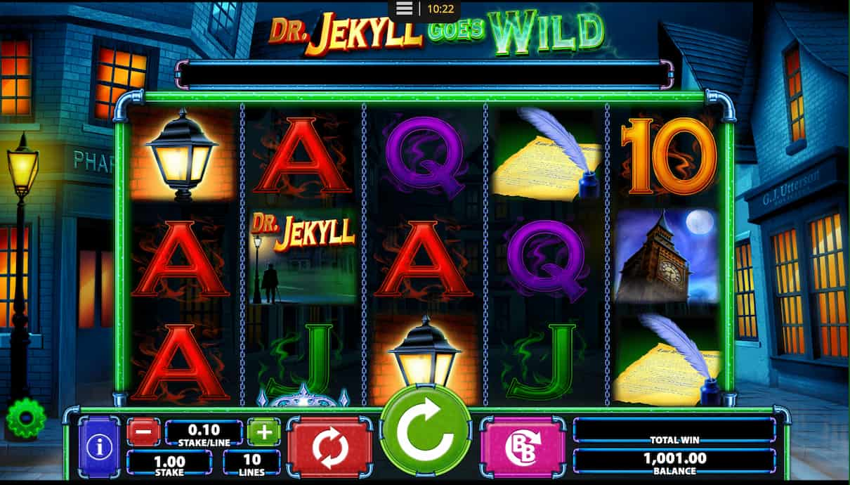 Dr Jekyll Goes Wild Barcrest slot