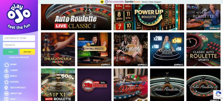 Play Online Roulette