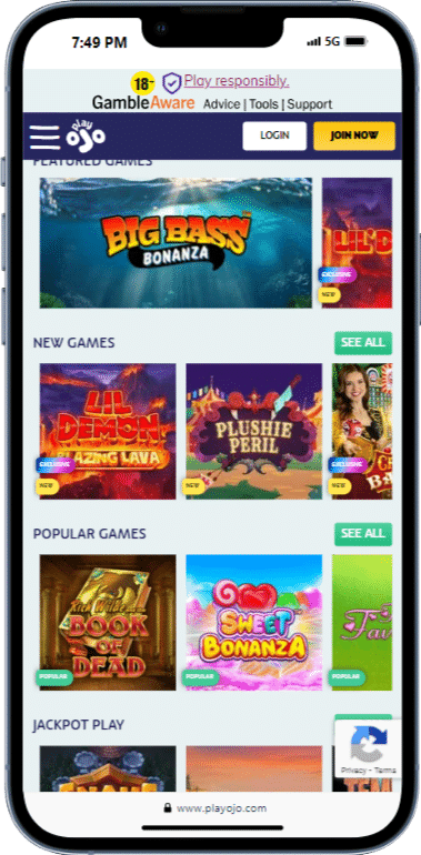 Playojo Casino Mobile