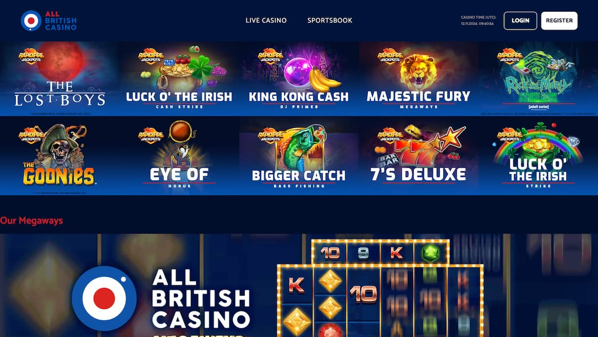 All British Casino PayPal Casino