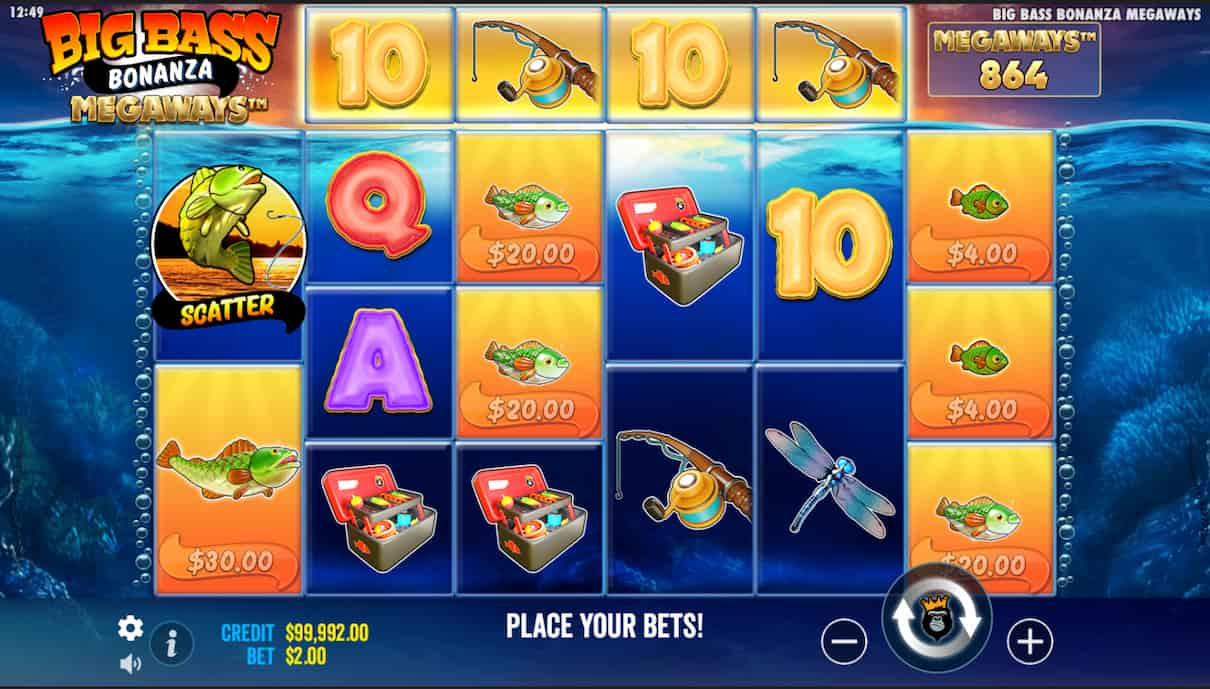 Big bass bonanza megaways slots