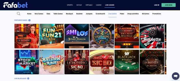 Fafabet Live Casino