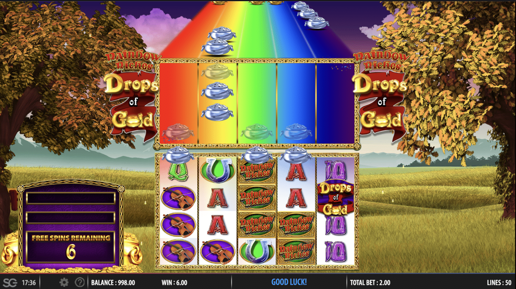 Rainbow Riches Drops of Gold