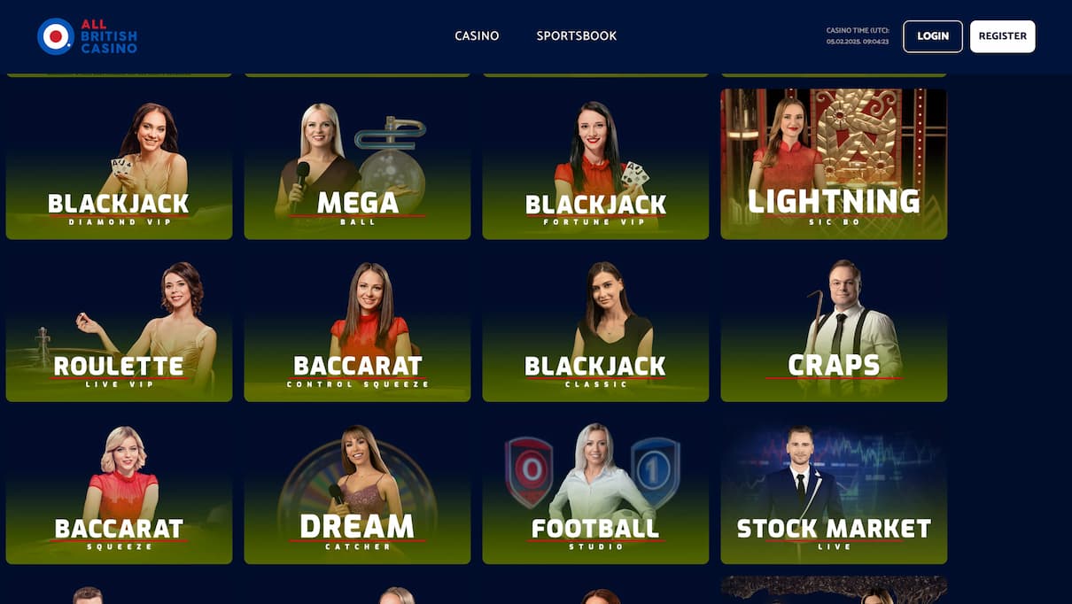 All British Casino Craps Online Casino