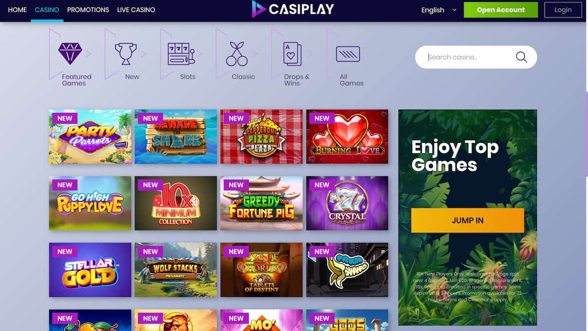 Casiplay NetEnt Slots Casino