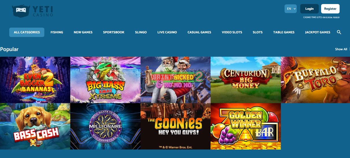 Yeti Casino Trustly